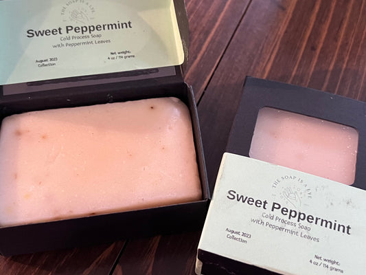 Sweet Pepermint Cold Process Soap