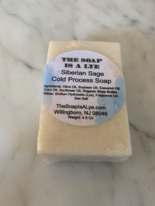 Siberian Sage Cold Process Soap